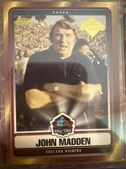 John Madden Football Cards 2006 Topps Hall of Fame Tribute Prices