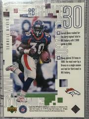 Back Of Card | Terrell Davis Football Cards 1999 Upper Deck MVP Dynamics