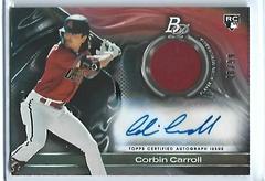 Corbin Carroll Baseball Cards 2023 Bowman Platinum Pieces Autograph Relics Prices