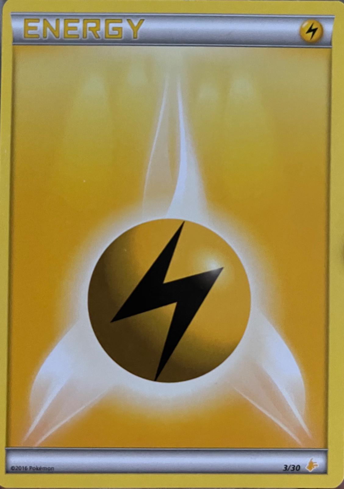 Lightning Energy #3 Pokemon Pikachu Libre & Suicune