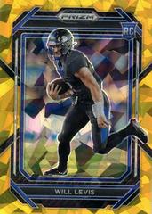 Will Levis [Gold Ice] #103 Football Cards 2023 Panini Prizm Draft Picks Prices