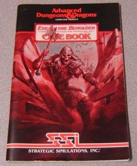 Advanced Dungeons & Dragons: Eye Of The Beholder Cluebook Strategy Guide