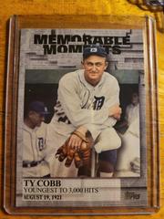 Ty Cobb #MM-32 Baseball Cards 2017 Topps Memorable Moments Prices
