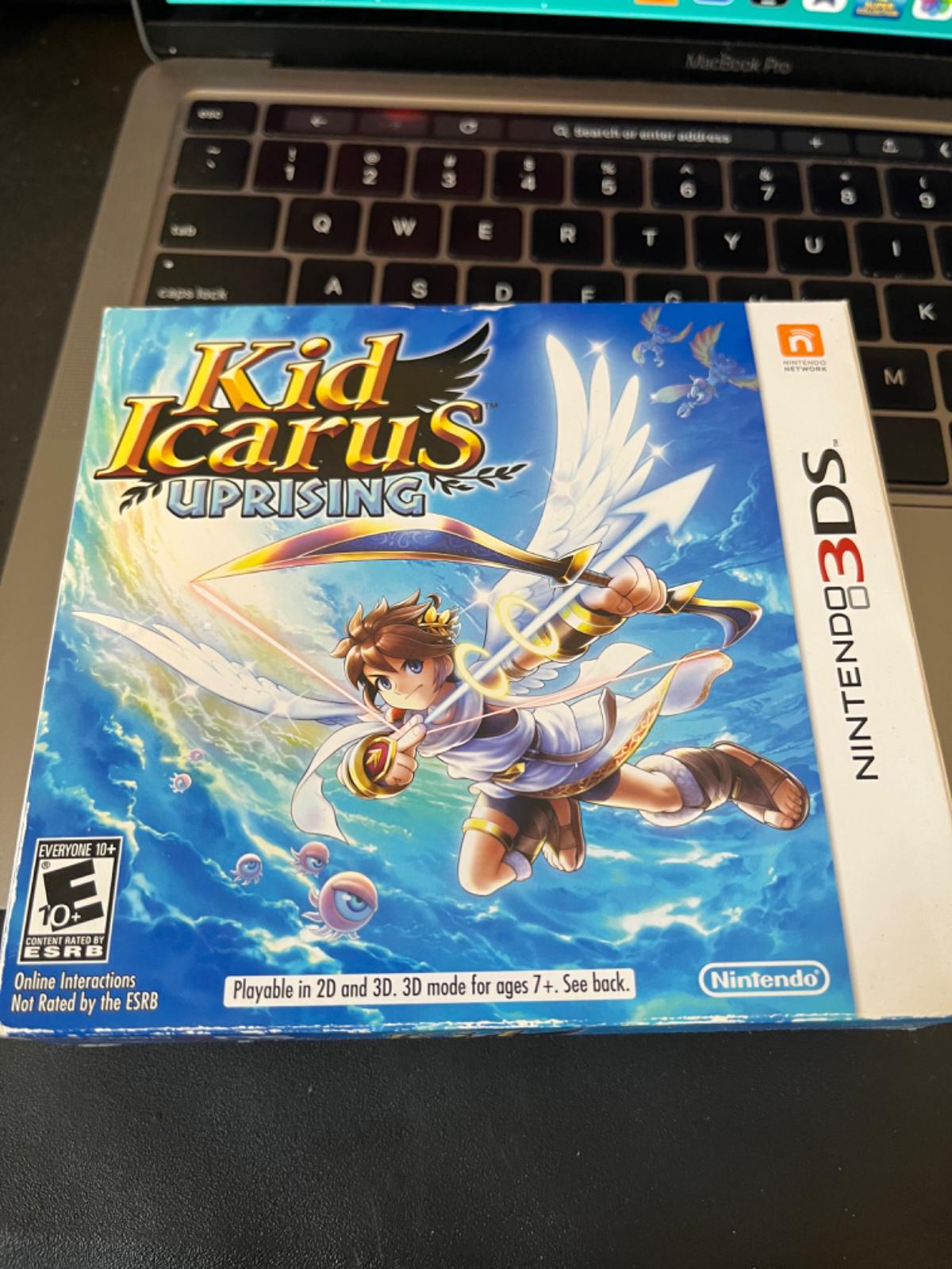Kid Icarus Uprising [Big Box] Item, Box, and Manual Nintendo 3DS
