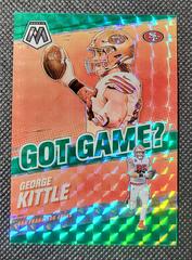 George Kittle[Green Mosaic] #GG-14 Football Cards 2021 Panini Mosaic Got Game Prices
