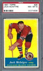 Jack McIntyre #28 Hockey Cards 1957 Topps Prices