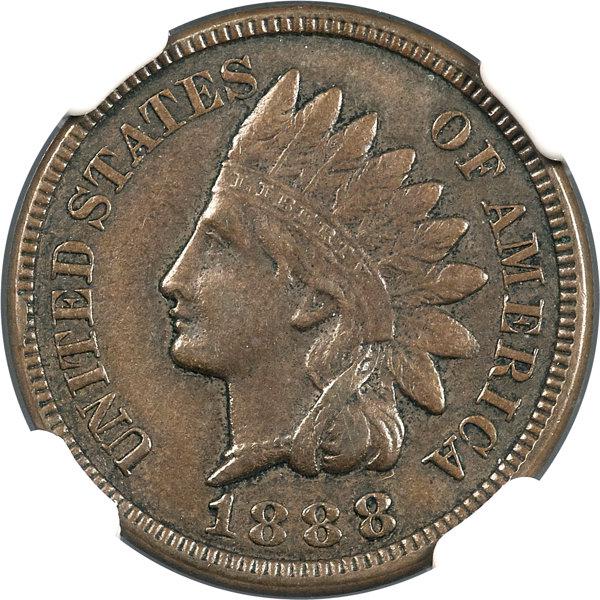 1888/7 Coins Indian Head Penny