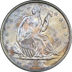 1857 Coins Seated Liberty Half Dollar Prices