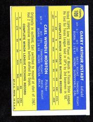 Back | Expos Rookies [G. Jestadt, C. Morton] Baseball Cards 1970 Topps