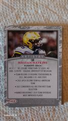 Back  | Hassan Haskins [Silver] Football Cards 2022 Sage Artistry