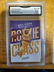 Kyle Kuzma #22 Basketball Cards 2017 Panini Prestige Rookie Class Prices