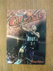 Ray Allen [w/ Coating] Basketball Cards 1997 Finest Prices