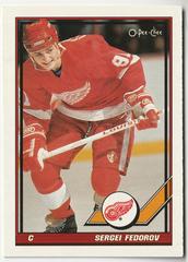Sergei Fedorov #401 Hockey Cards 1991 O-Pee-Chee Prices