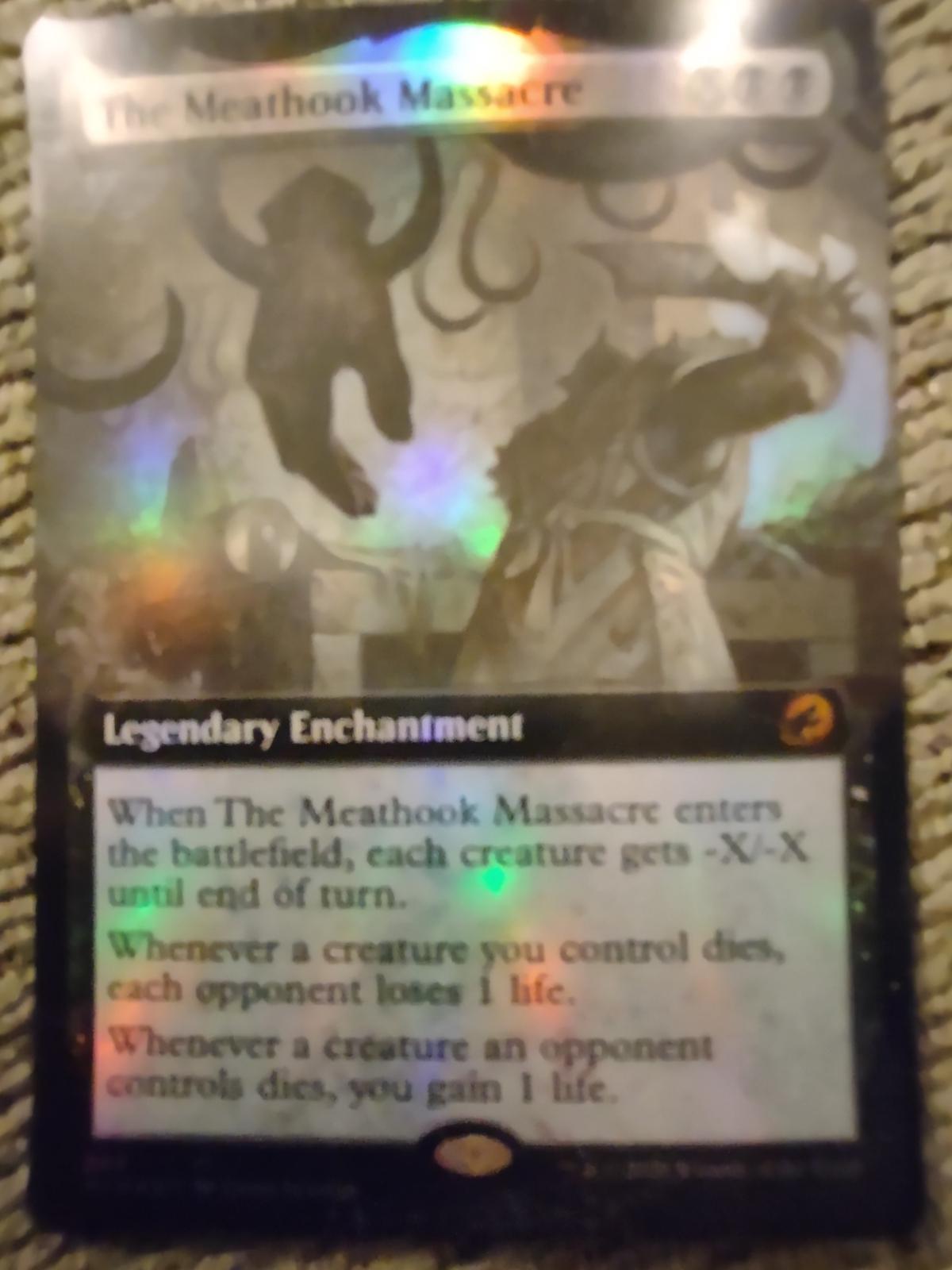 The Meathook Massacre [Extended Art] Ungraded Magic Innistrad Midnight Hunt