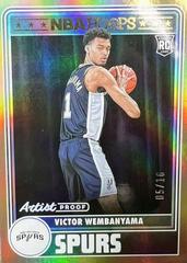 Victor Wembanyama [Artist Proof Gold] Basketball Cards 2023 Panini Hoops Prices