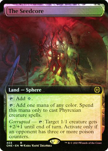 The Seedcore [Extended Art Foil] #403 Magic Phyrexia: All Will Be One