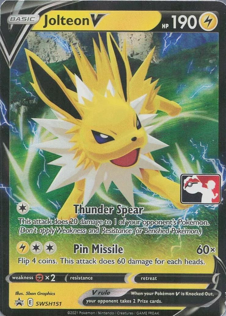 Jolteon V [Prize Pack] #SWSH151 Pokemon Promo