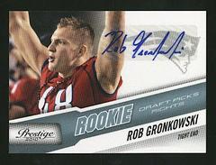 Rob Gronkowski [Draft Picks Light Blue] #283 Football Cards 2010 Panini Prestige Prices