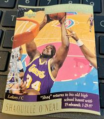 Shaquille O'Neal Basketball Cards 1996 Collector's Choice Memorable Moments Prices