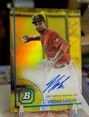 Jordan Lawlar [Gold] Baseball Cards 2022 Bowman Heritage Chrome Prospect Autographs Prices