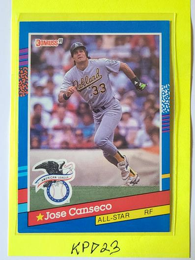 Jose Canseco [A's in Stat Line] #50 photo