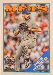 Justin Verlander #2T88-1 Baseball Cards 2023 Topps Series 2 1988 35th Anniversary Prices