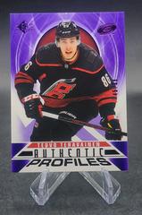 Teuvo Teravainen [Purple] Hockey Cards 2020 SP Authentic Profiles Prices