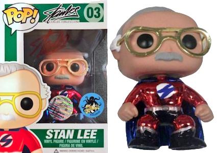 Stan Lee [Red Chrome Super Suit] #3 Funko POP Stan Lee