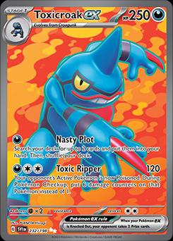 Toxicroak ex #232 Pokemon Scarlet & Violet