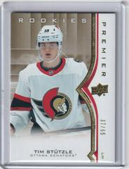 Tim Stutzle [Gold] #75 Hockey Cards 2020 Upper Deck Premier Prices