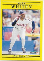 Mark Whiten Baseball Cards 1991 Fleer Update Prices