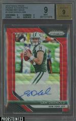 Sam Darnold [Red Wave] #3 Football Cards 2018 Panini Prizm Rookie Autographs Prices
