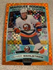 Oliver Wahlstrom [Orange Checkers] #176 Hockey Cards 2019 O Pee Chee Platinum Prices