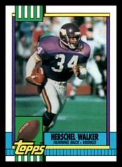 Herschel Walker [Disclaimer Back] #105 Football Cards 1990 Topps Prices