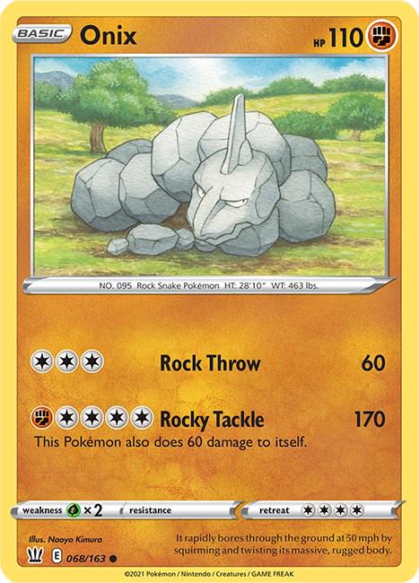 Onix #68 Pokemon Battle Styles