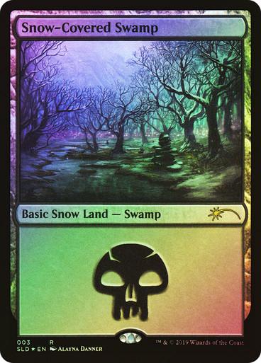 Snow-Covered Swamp #3 Magic Secret Lair