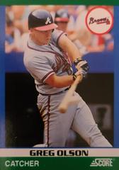 Greg Olson #15 Baseball Cards 1991 Score Rising Stars Prices