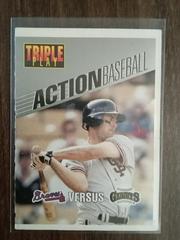 Will clark #11 Baseball Cards 1993 Panini Donruss Triple Play Action Baseball Prices