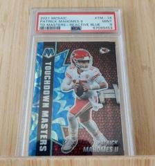 Patrick Mahomes II [Reactive Blue] #TM-14 Football Cards 2021 Panini Mosaic Touchdown Masters Prices
