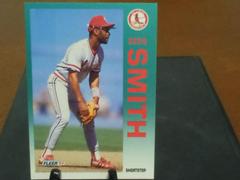 Ozzie Smith #592 Baseball Cards 1992 Fleer Prices