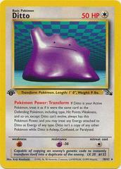 Ditto 1999 Pokemon TCG Fossil 1st Edition #18 - 1999 - US