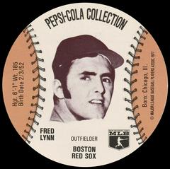 Fred Lynn Baseball Cards 1977 Pepsi Cola Baseball Stars Discs Prices