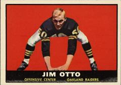 Jim Otto #182 Football Cards 1961 Topps Prices