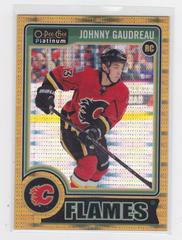 Johnny Gaudreau [Seismic Gold] Hockey Cards 2014 O-Pee-Chee Platinum Prices