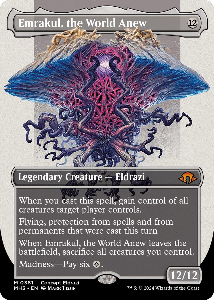 Emrakul, the World Anew [Borderless Foil] #381 Magic Modern Horizons 3