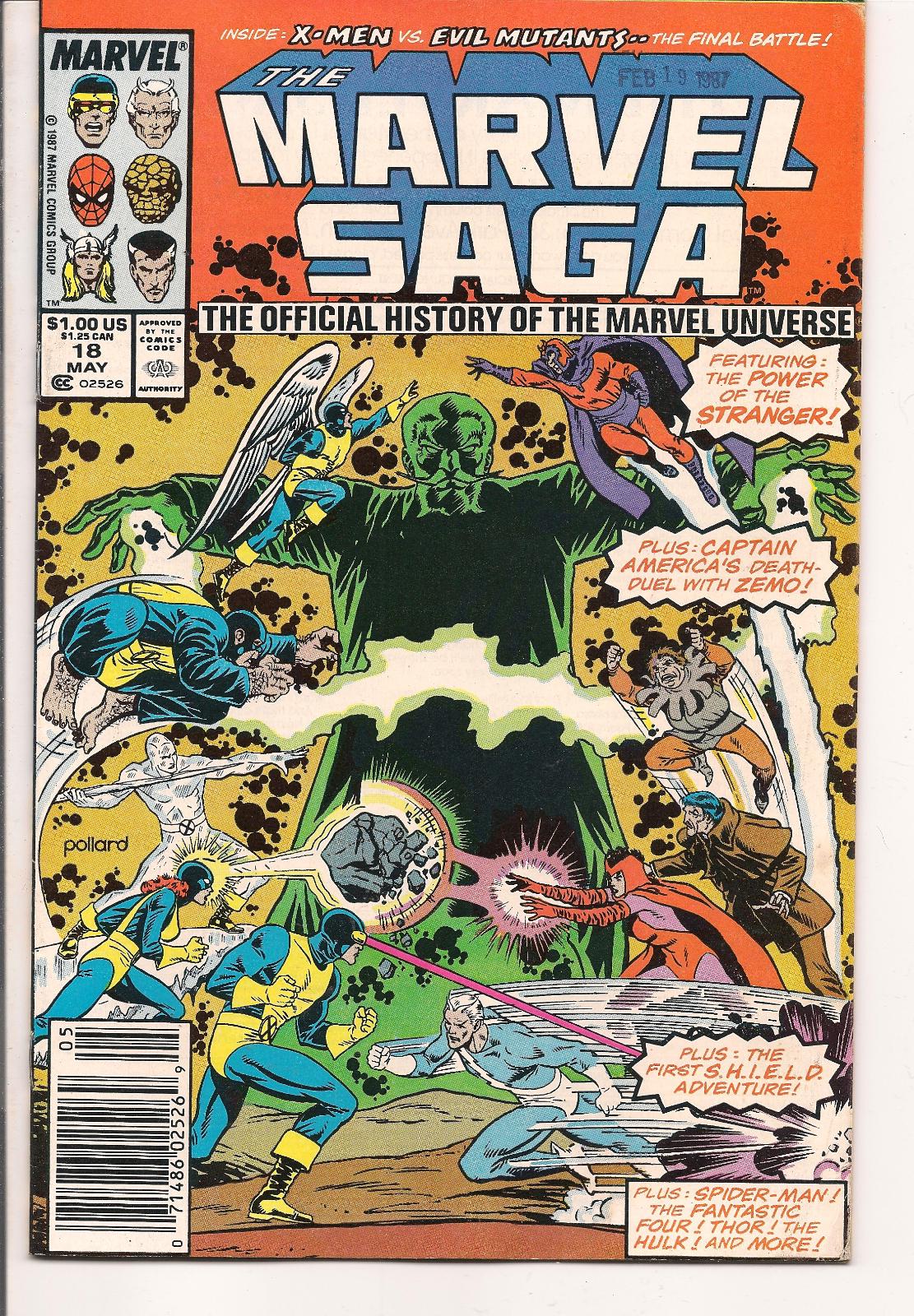 The Marvel Saga the Official History of the Marvel Universe [Newsstand] #18 (1987) Comic Books The Marvel Saga the Official History of the Marvel Universe