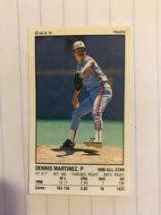 Dennis Martinez #68 Baseball Cards 1991 Panini Stickers Prices