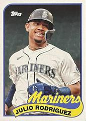 Julio Rodriguez, Ken Griffey Jr. Baseball Cards 2023 Topps Archives 1989 Doubleheaders Prices