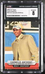 Carmelo Anthony Draft Snapshot Basketball Cards 2009 Topps Draft Snapshot Prices
