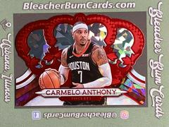 Carmelo Anthony [Crystal Red] Basketball Cards 2018 Panini Crown Royale Prices